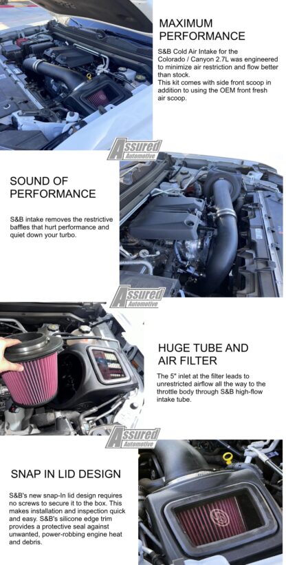 S&B 75-5194 Intake Cleanable | 23-25 Chevy Colorado GMC Canyon - Image 11