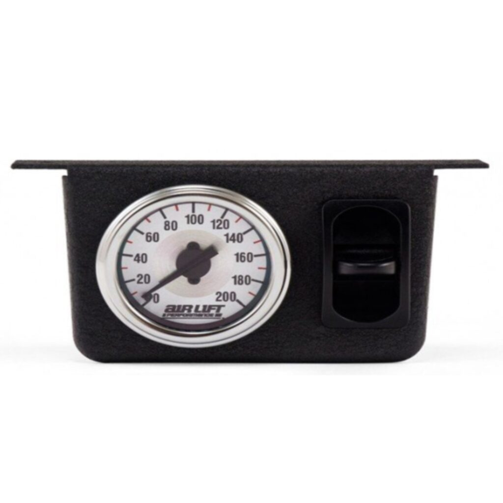 Air Lift Single Needle Gauge Panel With One Paddle Switch- 200 PSI main image 1