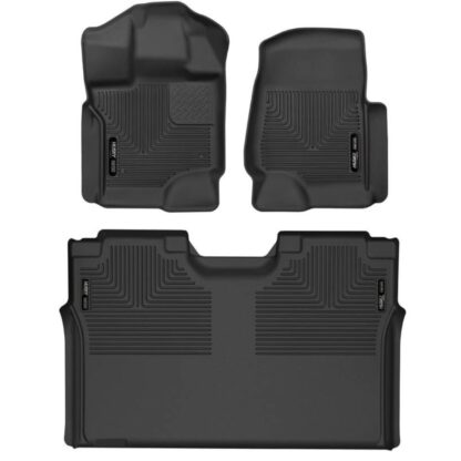 Husky 94041 WeatherBeater Floor Mats for 15-25 Ford F150 SuperCrew