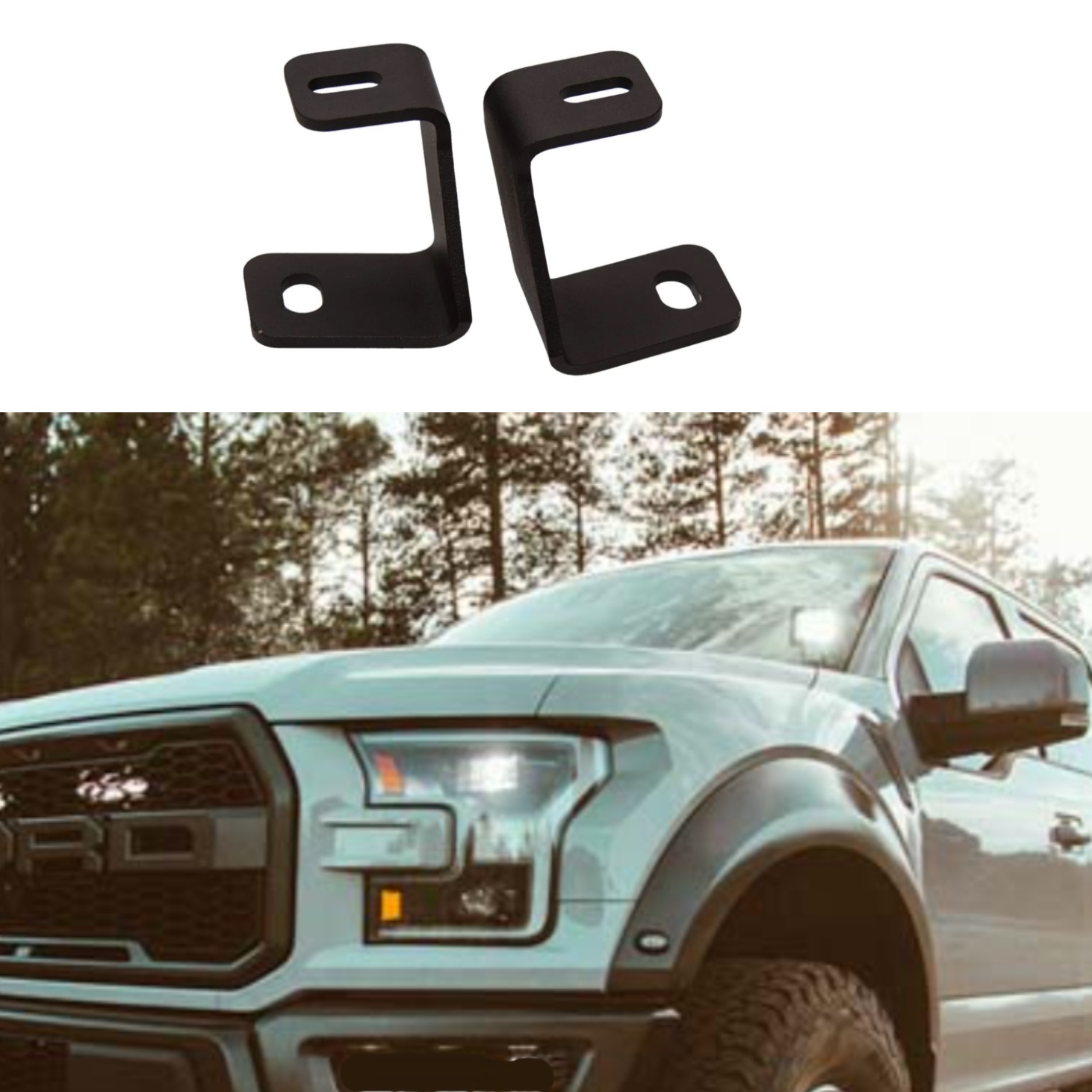 Husky Liners MudDog Rear Mud Guards (55100) – Black, 12" Wide, For Ford F150 F250 F350 Super Duty (1988-2020)