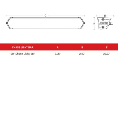 Rigid 901802 28" LED Chase Light Bar | Surface Mount | 27 Modes - Image 6