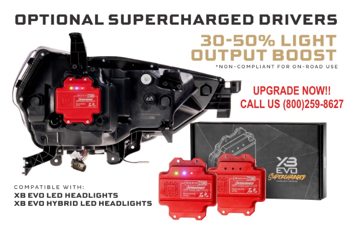 パーツ SUPER BATTLE HALOGEN LIGHT PRO RUNNER 88 Morimoto LF2-531 Morimoto XB Evo LED Headlights | Summit Racing