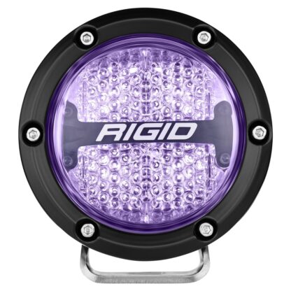 Rigid 36400 360-Series 4" Round LED Lights | Diffused Optic RGBW Backlight - Image 8