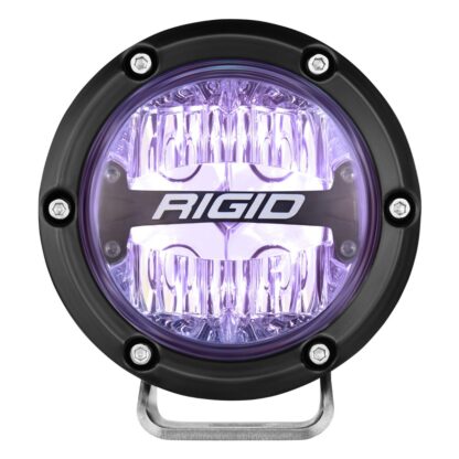 Rigid 36401 360-Series 4" Round LED Lights | Drive Optic RGBW Backlight - Image 11