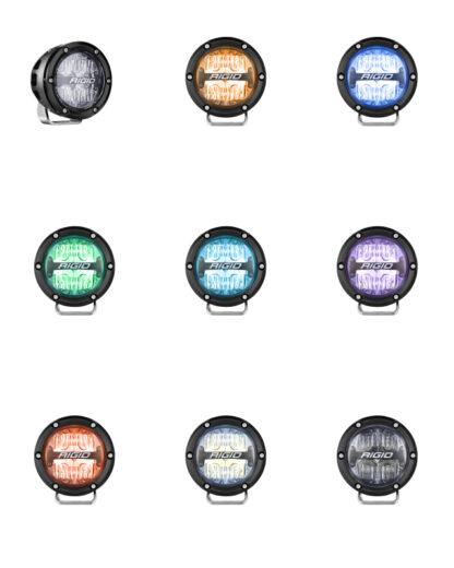 Rigid 36401 360-Series 4" Round LED Lights | Drive Optic RGBW Backlight - Image 7