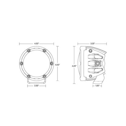 Rigid 36400 360-Series 4" Round LED Lights | Diffused Optic RGBW Backlight - Image 16