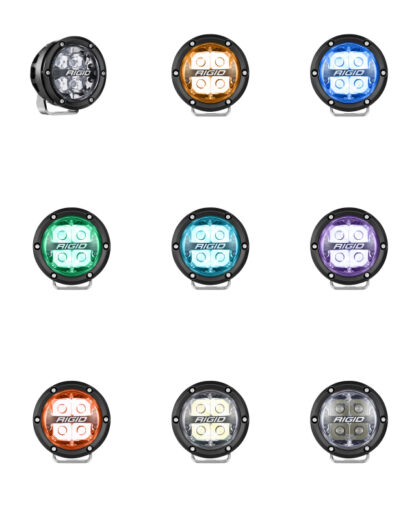 Rigid 36402 360-Series 4" Round LED Lights | Spot Optic RGBW Backlight - Image 6