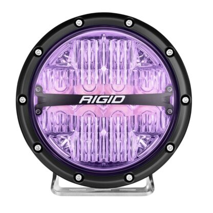 Rigid 36411 360-Series 6" Round LED Lights | Drive Optic RGBW Backlight - Image 10