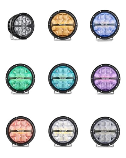 Rigid 36411 360-Series 6" Round LED Lights | Drive Optic RGBW Backlight - Image 8