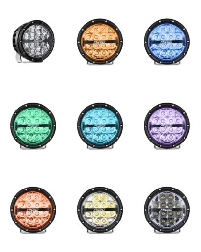 Rigid 36412 360-Series 6" Round LED Lights | Spot Optic RGBW Backlight - Image 2