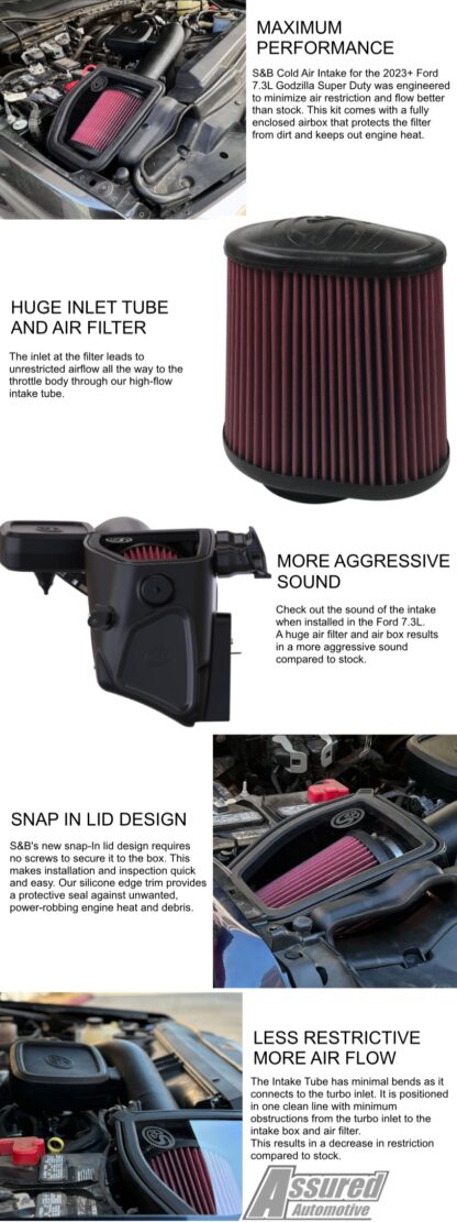 S&B Filters 75-5197d Cold Air Intake | 23-25 Ford F250 F350 7.3L - Image 11