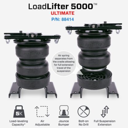 Air Lift 88414 LoadLifter 5000 Ultimate Air Bags | 21-25 Ford Raptor - Image 2