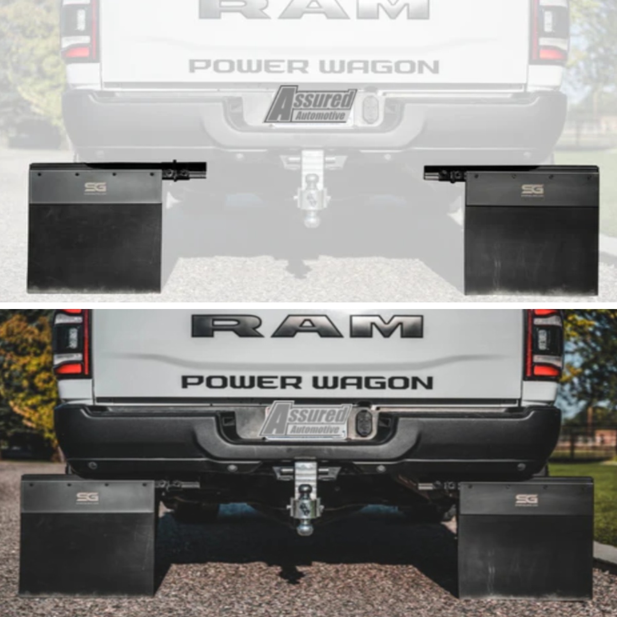 Step N Guard SGX-RS200 Mud Flaps | 03-27 Dodge Ram HD SRW - Image 8