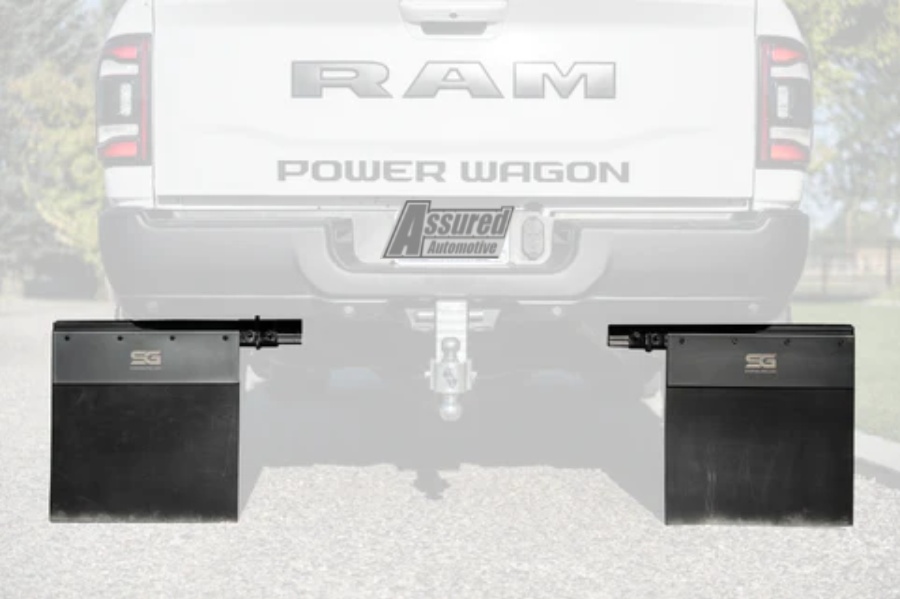 Step N Guard SGX-RS200 Mud Flaps | 03-27 Dodge Ram HD SRW - Image 2